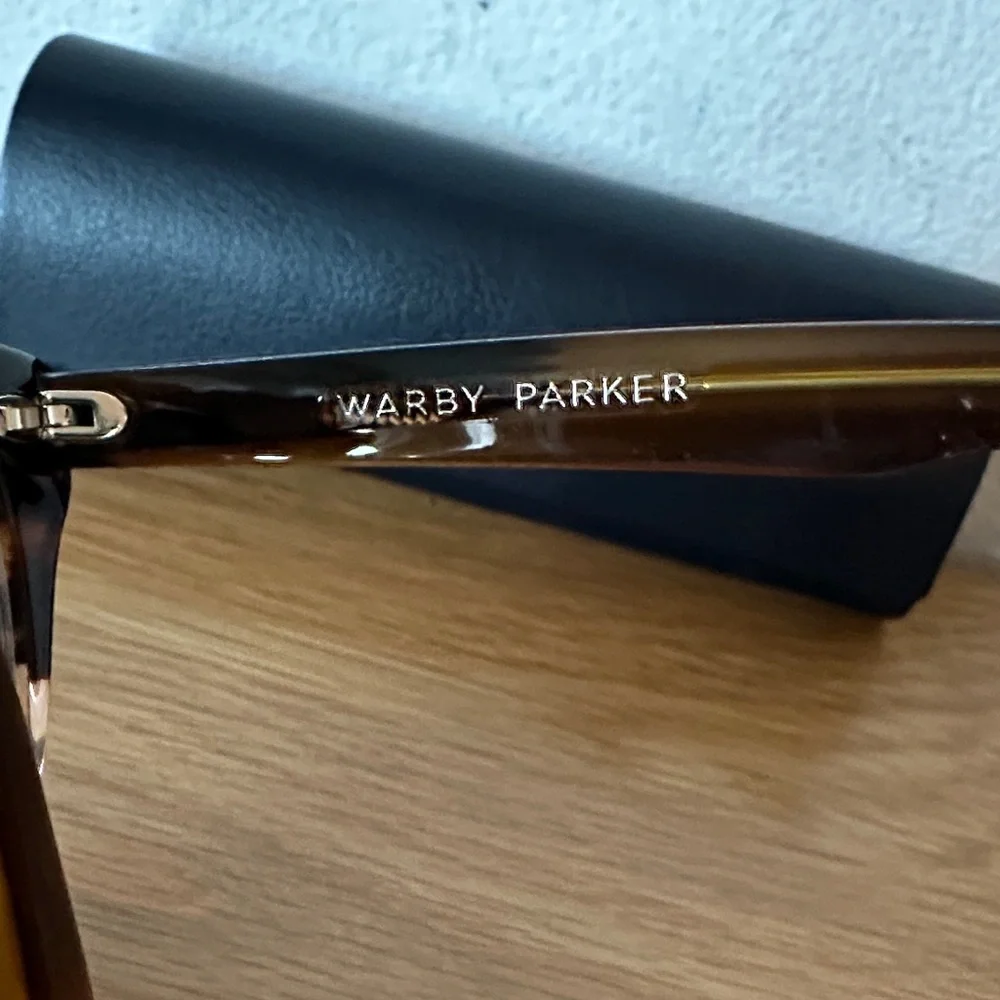 Warby Parker Collis Glasses and Case - Picture 2 of 4